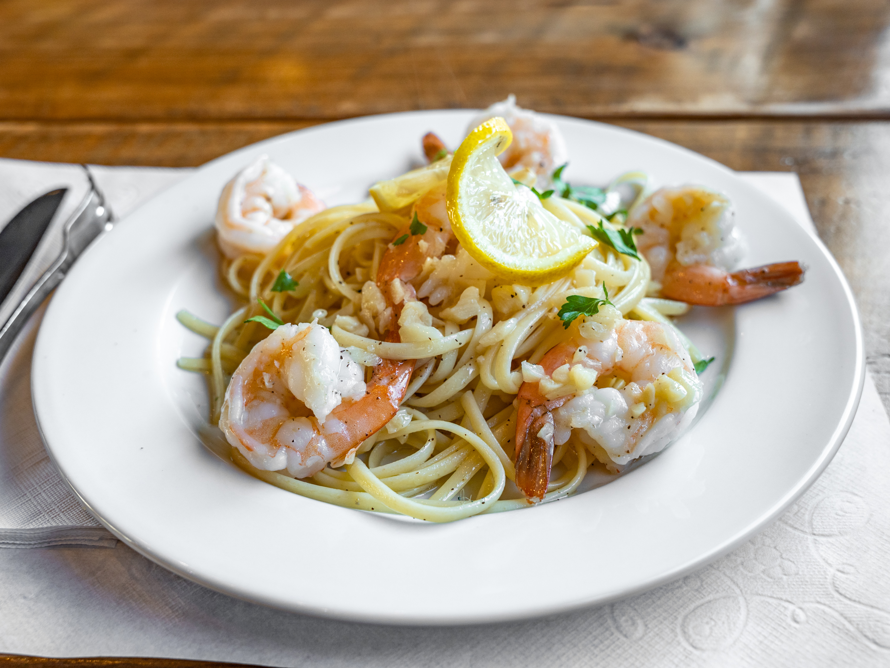 Order Linguine with Shrimp Sciampi food online from Danny's pizzeria ii store, Brooklyn on bringmethat.com