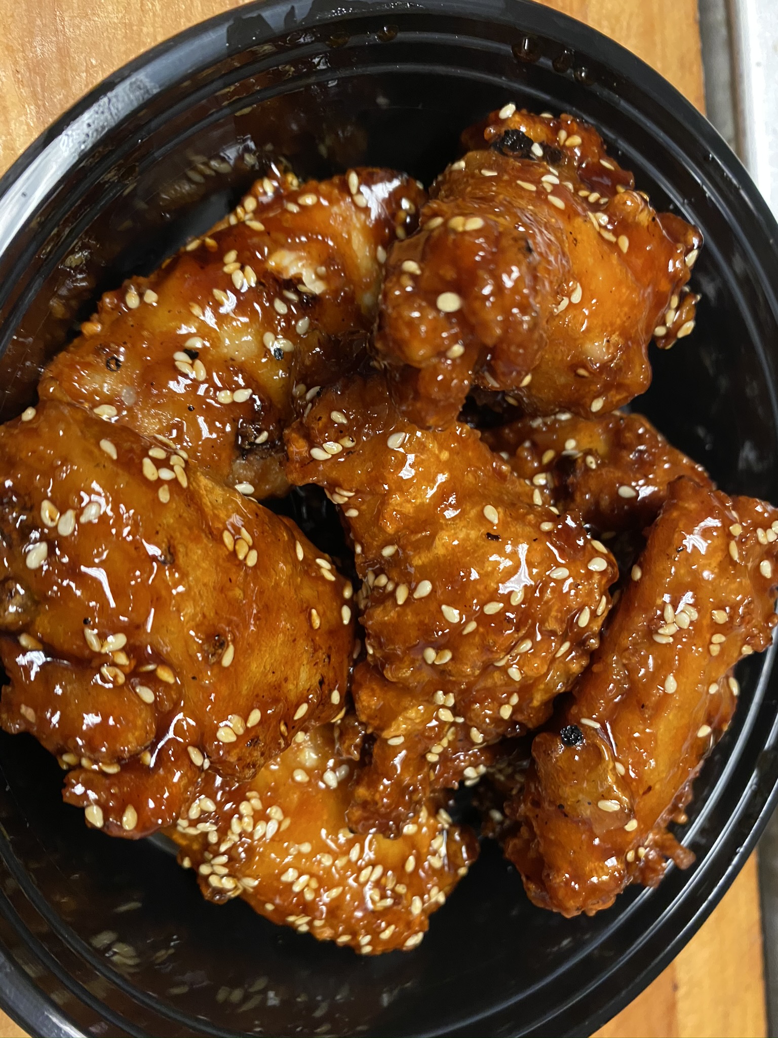 Order Caramelized Sesame Wings food online from Soy & Ginger Wok Grill store, Livingston on bringmethat.com