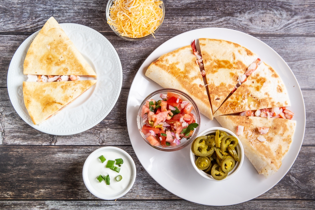 Order Hot Lobster Quesadilla food online from Captain’s Curbside Seafood store, Trappe on bringmethat.com
