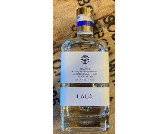 Order Lalo Tequila Silver, 750ml Bottled Tequila (40% ABV) food online from Chris's Liquor- 2203 S Lamar Blvd store, Austin on bringmethat.com