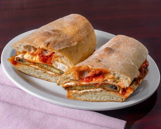Order Eggplant Parm Hero food online from Mama Gina's store, Bellmore on bringmethat.com