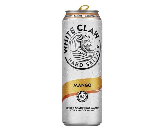 Order White Claw Mango, 19.2oz canned beer (5.0% ABV) food online from Loma Mini Market store, Long Beach on bringmethat.com