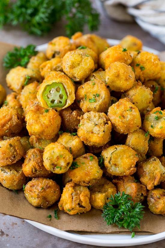 Order Fried Okra food online from The Modern Southern Table store, Columbus on bringmethat.com