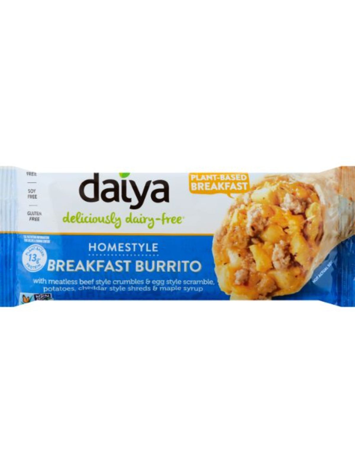 Order Daiya Breakfast Homestyle Burrito (5.3 oz) food online from Stock-Up Mart store, Minneapolis on bringmethat.com