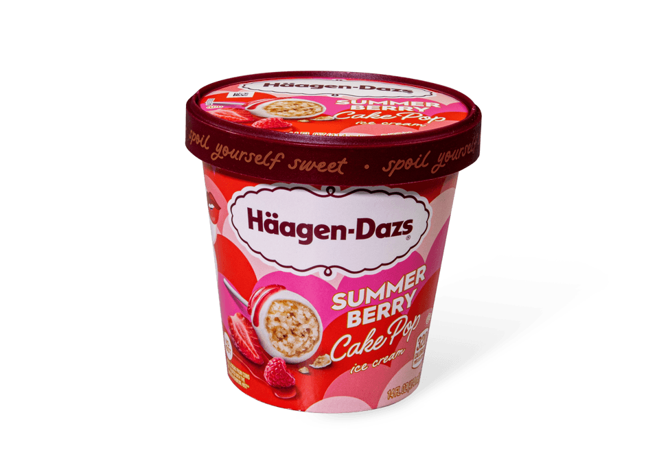 Order Haagen Dasz Summer Berries and Cream Waffle 14 oz food online from Wawa store, Princeton on bringmethat.com