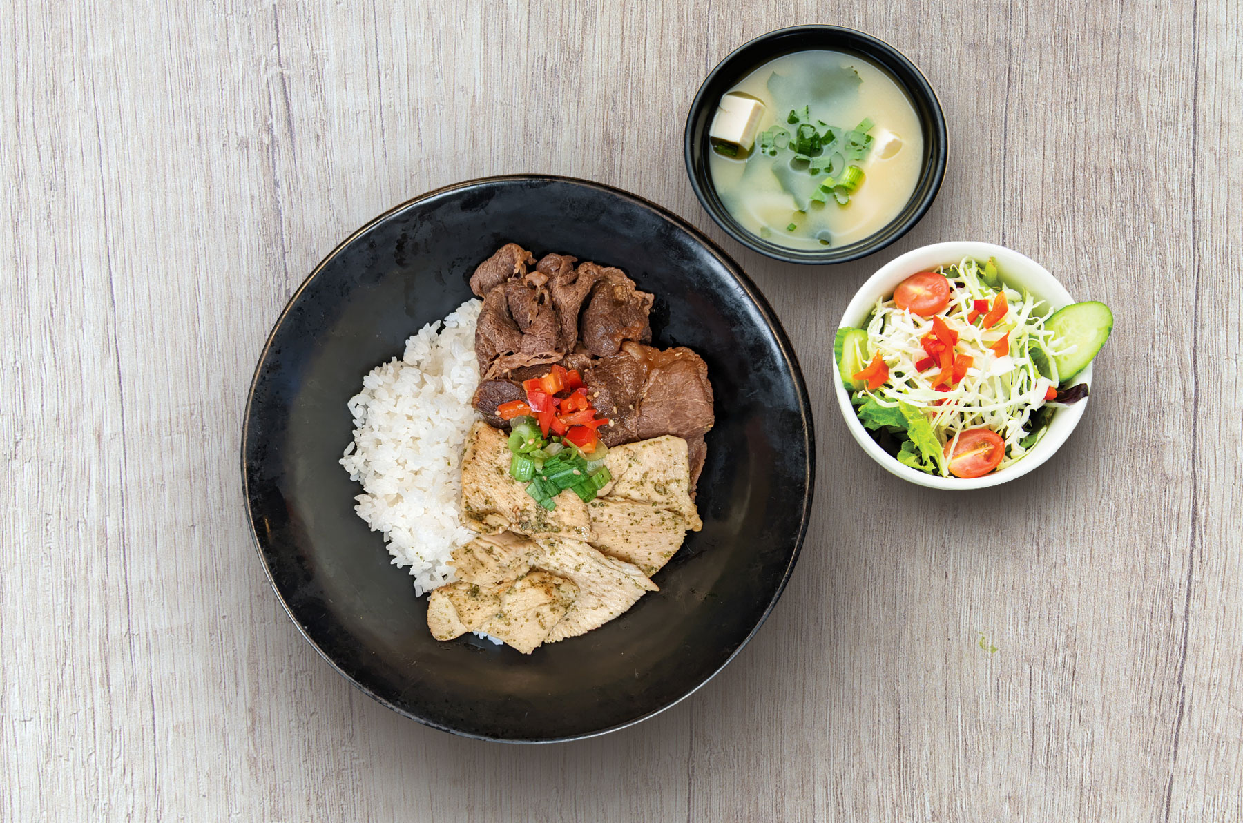 Order Gyu-Combo: 2 Choice of Protein food online from Gyu-Kaku Japanese Bbq store, Sherman Oaks on bringmethat.com