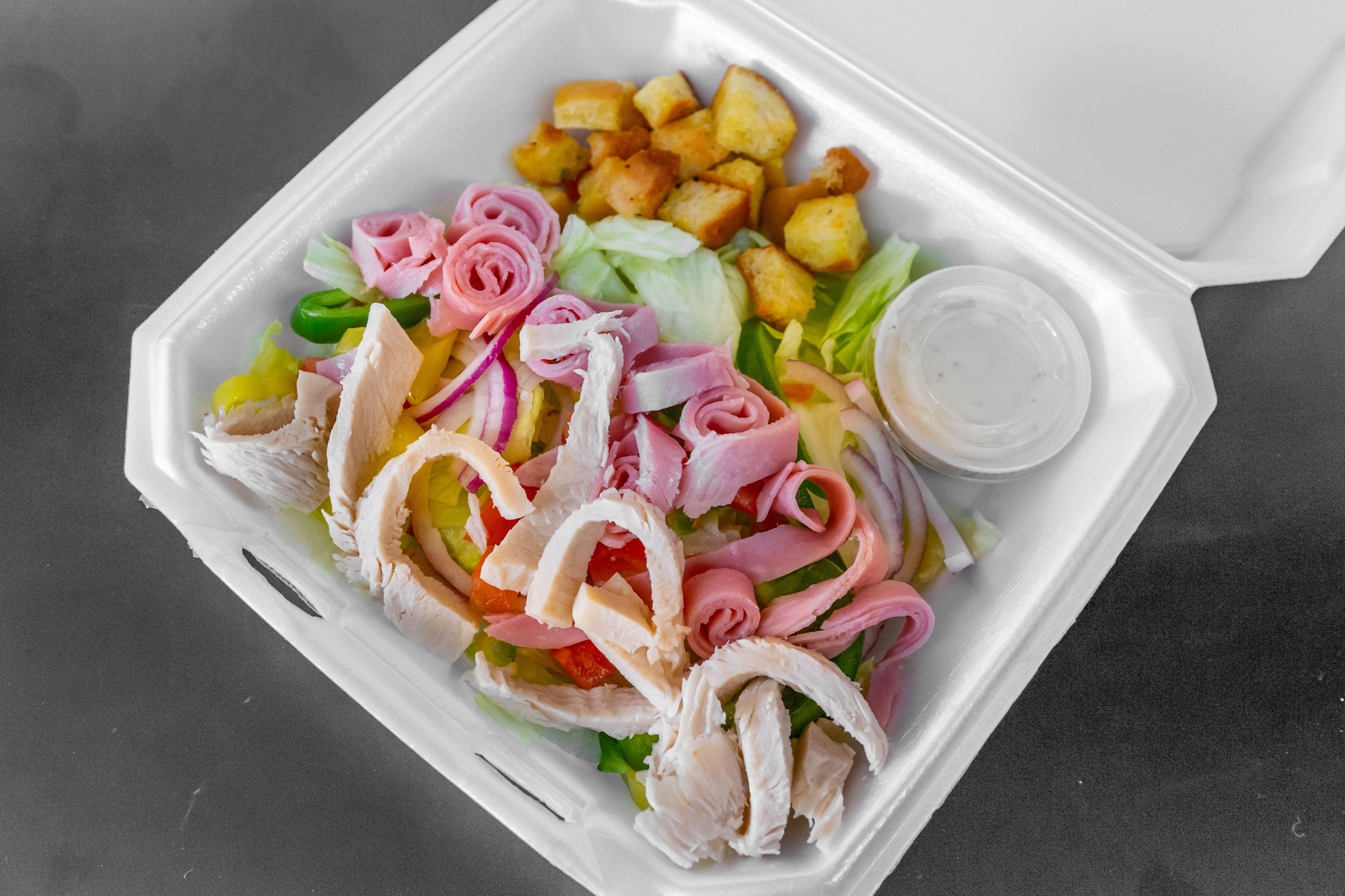 Order New York Chef Salad - Small food online from New York Pizzeria & Catering store, Dobson on bringmethat.com