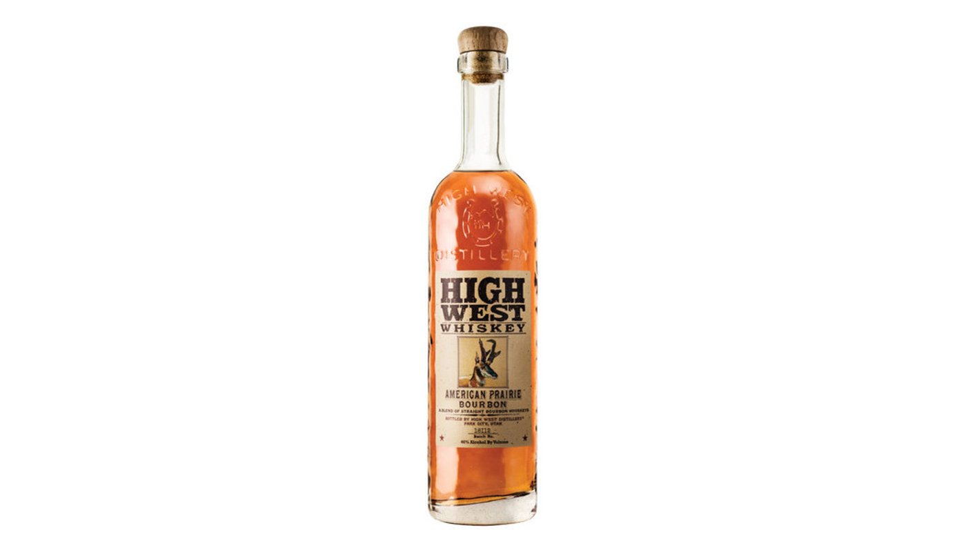 Order High West American Prairie Bourbon - a Blend of Straight Bourbon Whiskeys 750mL food online from Golden Rule Liquor store, West Hollywood on bringmethat.com