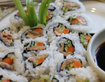 Order Salmon Skin and Cucumber Roll food online from Sakana Japanese Sushi & Steak House store, Meridian on bringmethat.com
