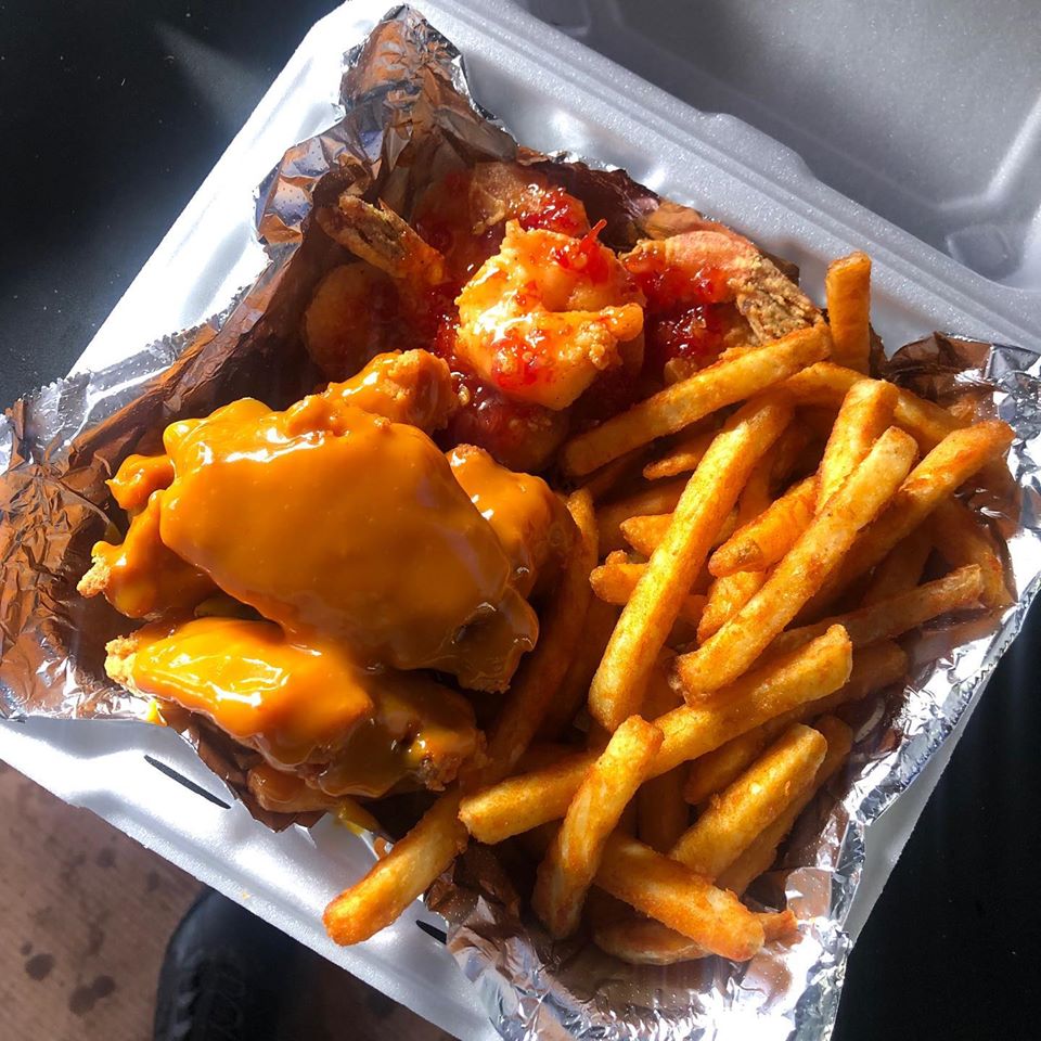 Order Shrimp with Fries food online from 2 Much Sauce Philly Food Truck store, Philadelphia on bringmethat.com
