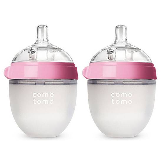 Order comotomo® 2-Pack 5 oz. Baby Bottles in Pink food online from Bed Bath & Beyond store, Lancaster on bringmethat.com
