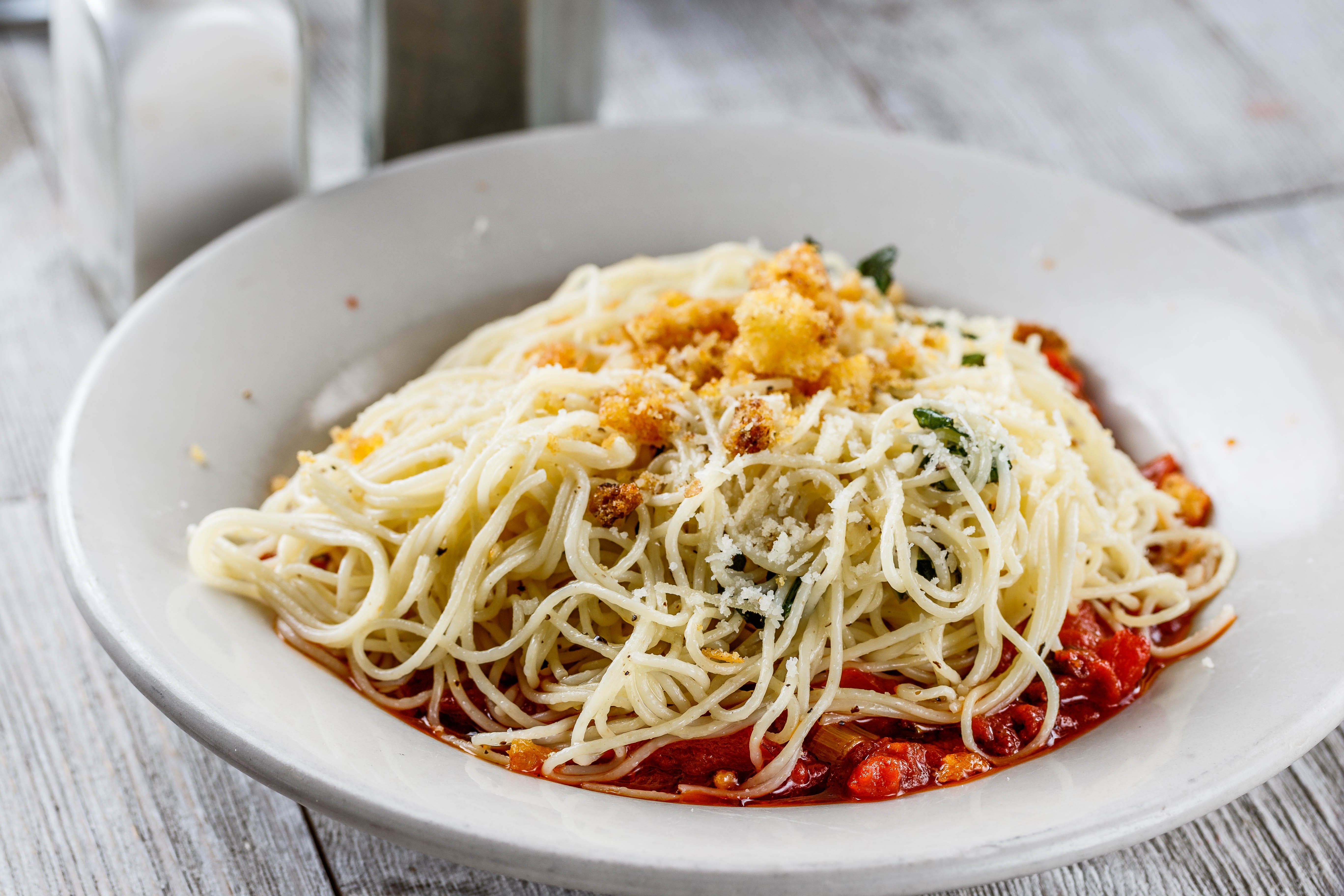 Order Cappellini con Parmigiano - Pasta food online from Mario Pizza & Pasta store, Seabrook on bringmethat.com