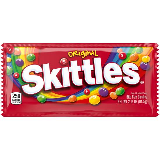Order Skittles Original Candy Single Pack (2.17 oz) food online from Rite Aid store, Yamhill County on bringmethat.com