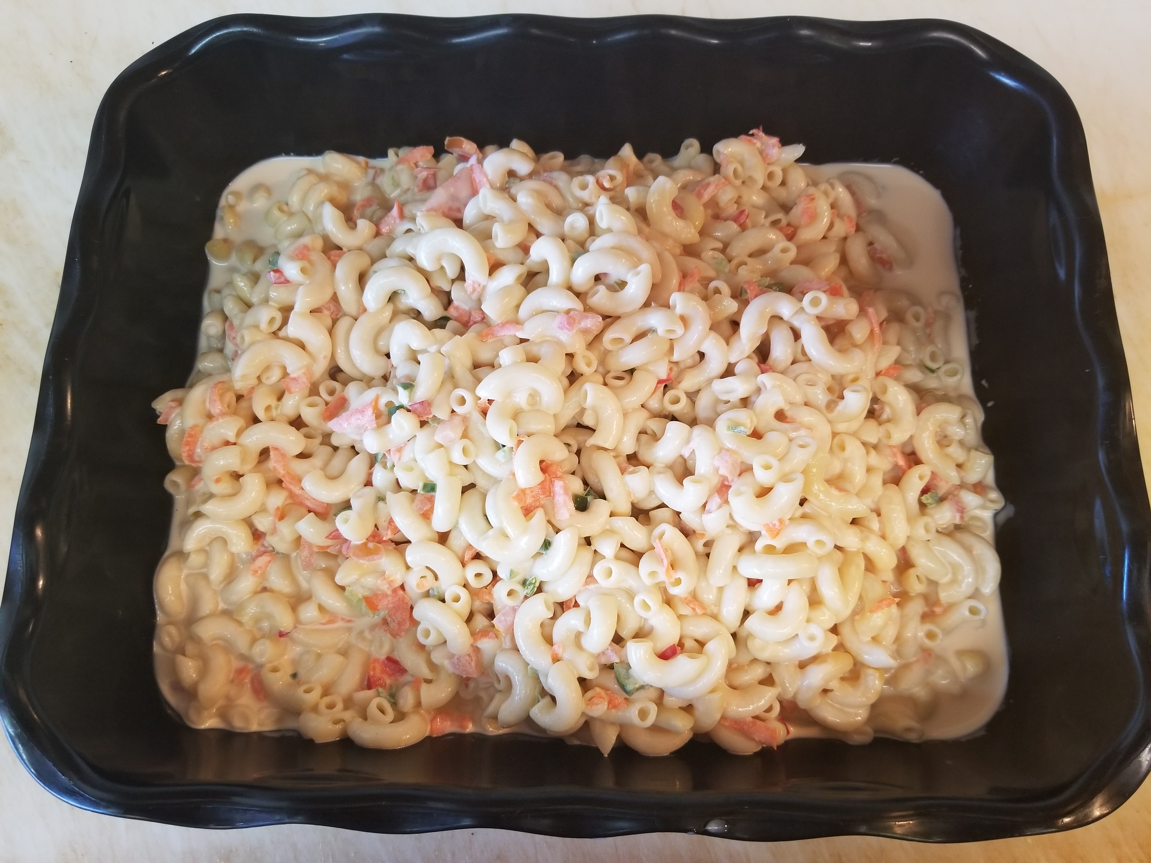 Order 1 lb. Macaroni Salad food online from Bagels And More store, Bergenfield on bringmethat.com