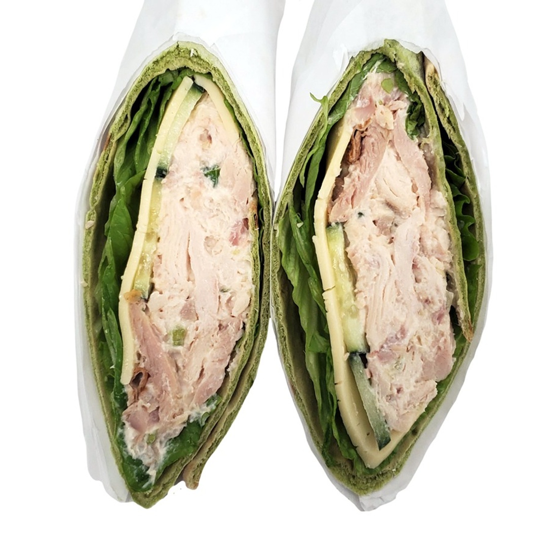 Order Rotisserie Chicken Salad Wrap, 9 Oz. food online from Lucky California store, Castro Valley on bringmethat.com