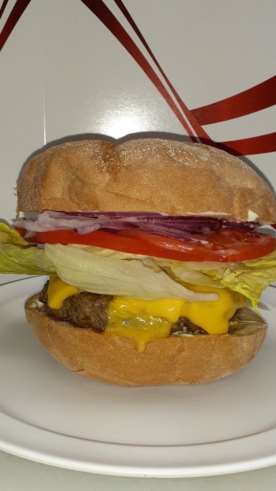 Order California Cheeseburger food online from Anthony's Chicken & Grill store, Hightstown on bringmethat.com