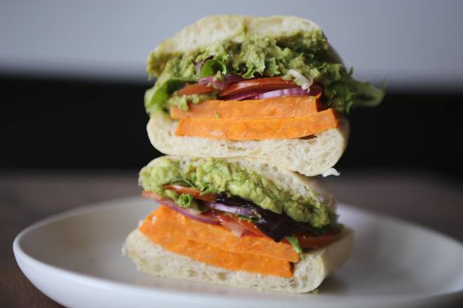 Order Veggie Sandwich PLATFORMS food online from Worth Takeaway store, Mesa on bringmethat.com