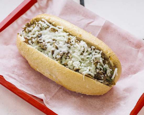 Order Sal's Cheesesteak w/ Fries food online from Sal's Famous Cheesesteaks store, Justice on bringmethat.com