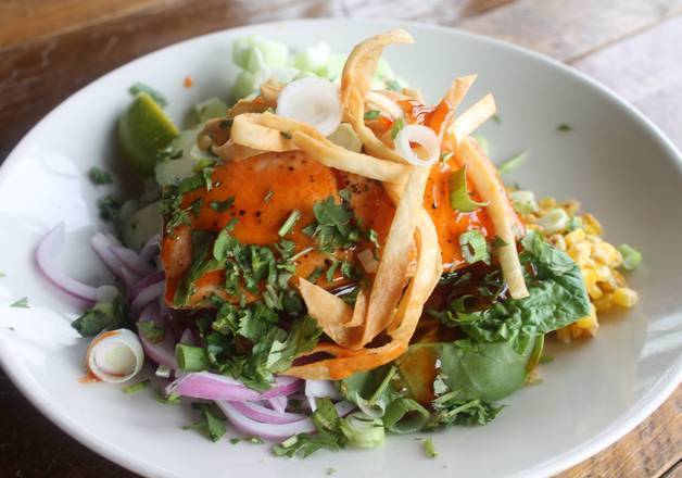 Order Honey Sriracha Salmon Bowl food online from Crooked Pint Ale House store, Savage on bringmethat.com