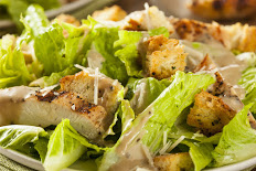 Order Chicken Caesar Salad food online from Liberty Deli store, Dallas on bringmethat.com