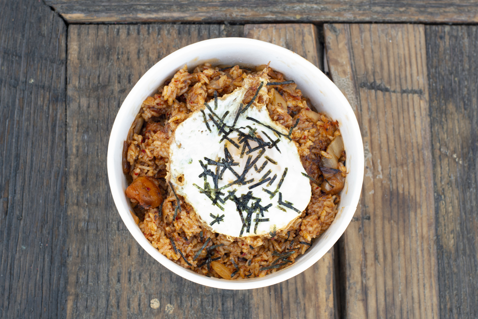 Order Kimchi Fried Rice food online from Wings & Bowls store, Claremont on bringmethat.com