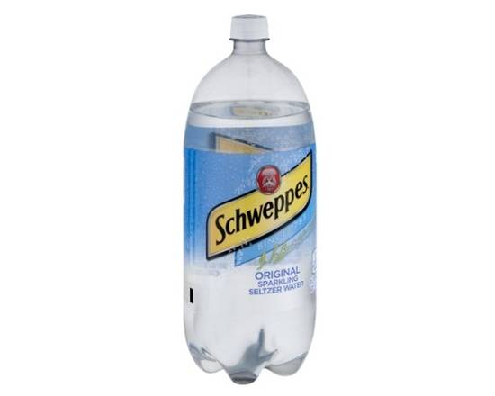 Order Schweppes Sparkling Water (2 Ltr) food online from Ctown Supermarkets store, Uniondale on bringmethat.com