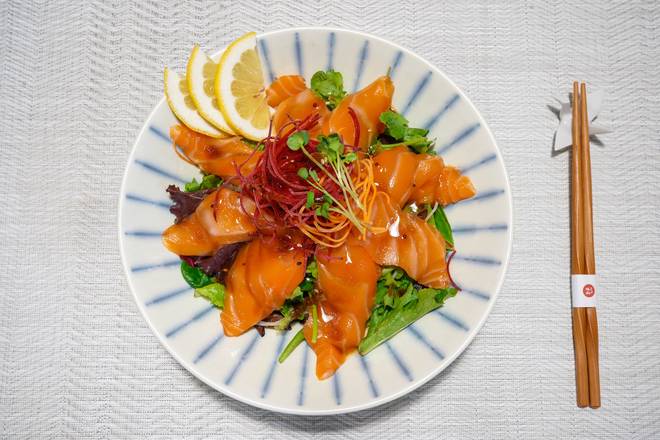 Order Salmon Sashimi Salad food online from Hako store, Irvine on bringmethat.com