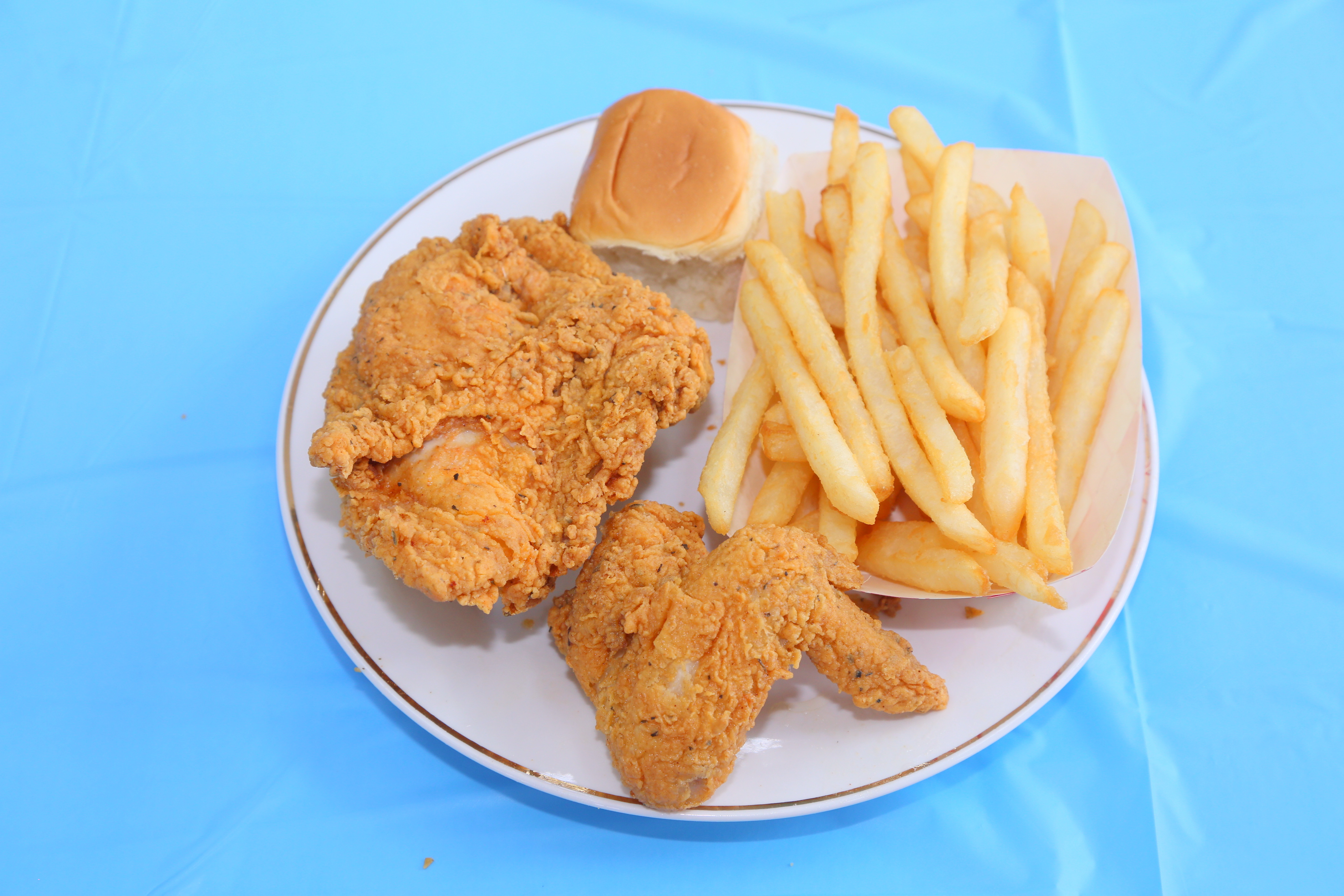 Order 2 Pieces White Meat Meal Deal Dinner food online from Louisiana Fried Chicken store, Humble on bringmethat.com