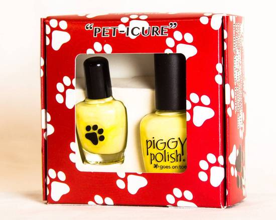 Order Piggy Paint Pet-icure Nail Polish (One bottle for you and one for your pet!) (0.7 oz) food online from What The Fluff? Pet Store & More! Llc store, Woodridge on bringmethat.com
