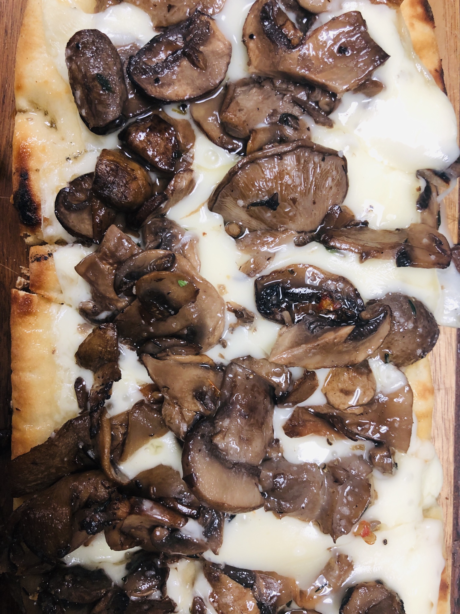 Order Wild Mushroom, Truffle and Fontina Pizza food online from Siena Cafe store, New York on bringmethat.com
