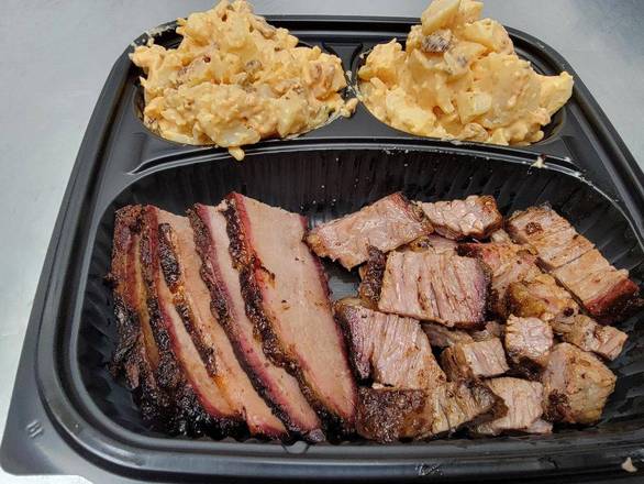 Order 2-Meat Combo food online from Whole Hog Cafe store, Yonkers on bringmethat.com