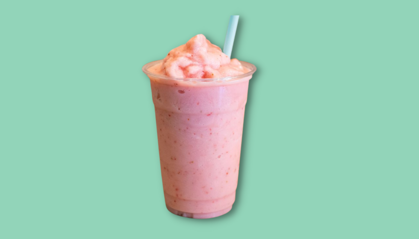 Order Strawberry Sorbet Smoothie food online from Moo Moo Mia store, Glendale on bringmethat.com