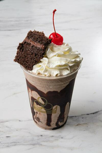Order Chocolate Cake Shake food online from Mr. Banks Diner store, Commerce on bringmethat.com