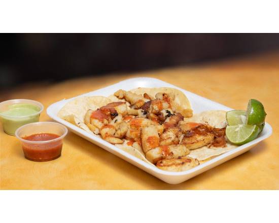 Order Fish Tacos food online from Tacos Don Cuco store, El Paso on bringmethat.com