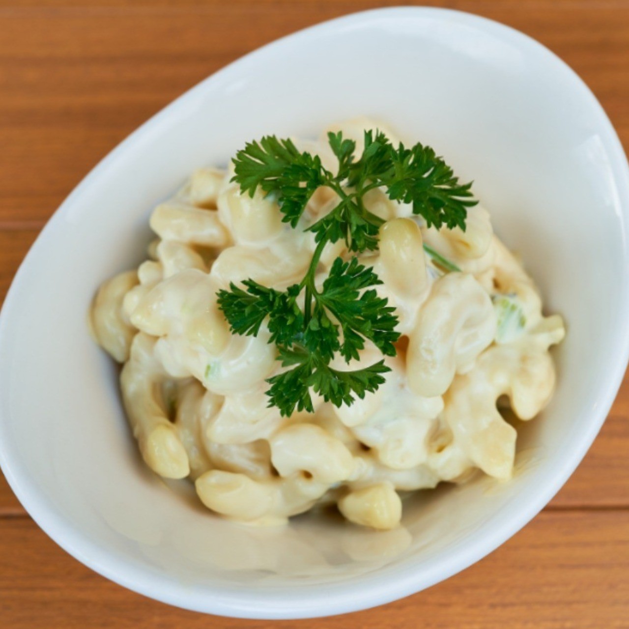 Order Macaroni Salad food online from Jimmy E Bar + Grill store, Signal Hill on bringmethat.com