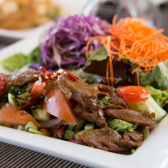 Order Spicy Beef Salad food online from Bodhi Kosher Thai store, Beverly Hills on bringmethat.com