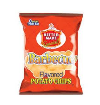 Order Better Made Barbeque Flavored Potato Chips food online from Exxon Food Mart store, Port Huron on bringmethat.com