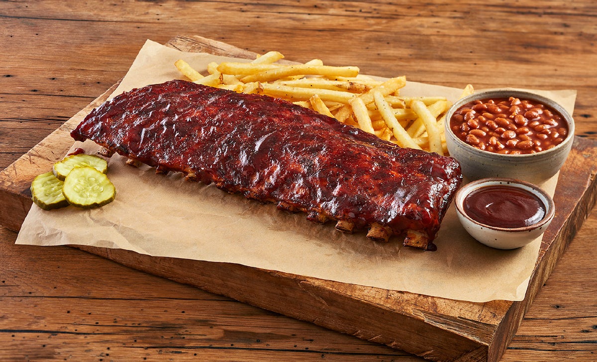 Order Full Rack Baby Back Ribs food online from Libby Bbq store, Clinton on bringmethat.com