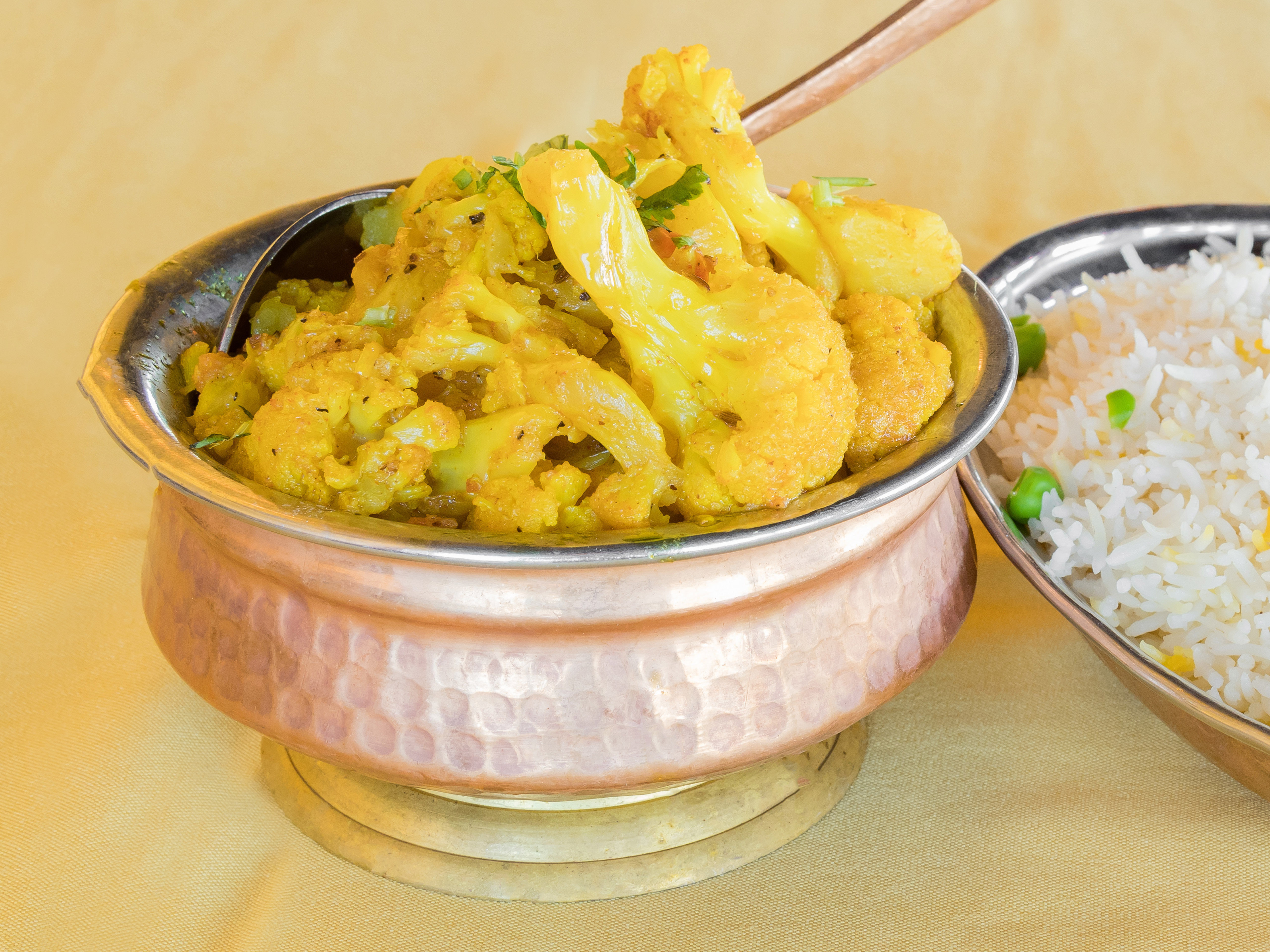 Order Gobhi Aloo Dinner food online from Saffron Indian Kitchen store, Wayne on bringmethat.com