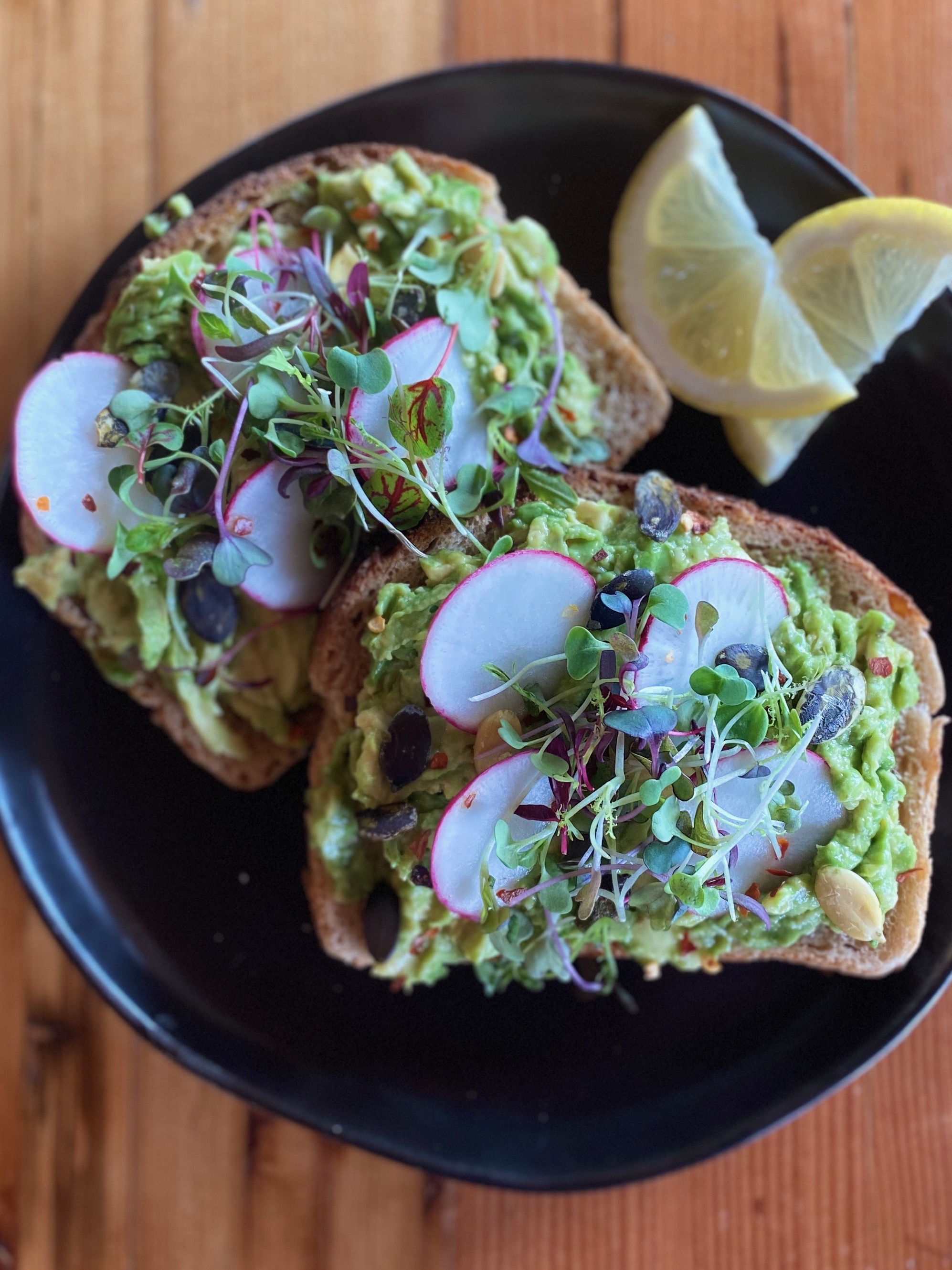 Order Avo-Smash Toast food online from Dakine Cafe store, Bend on bringmethat.com