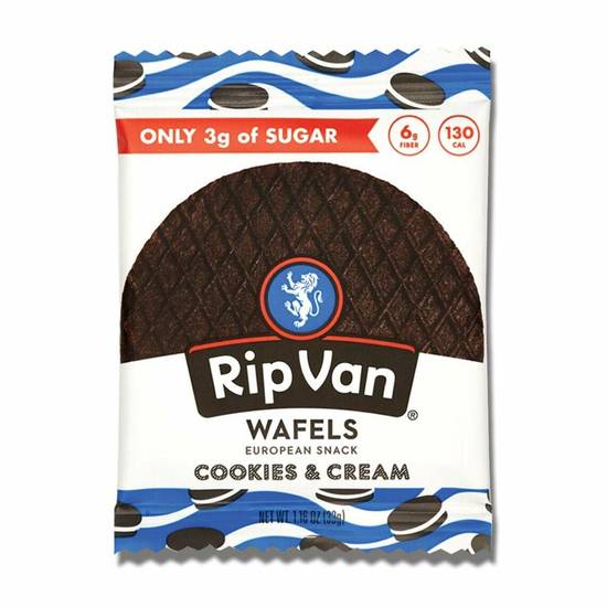 Order Rip Van Wafels - Cookies & Cream food online from IV Deli Mart store, Goleta on bringmethat.com
