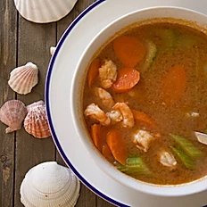 Order Shrimp Soup food online from Mariscos Mar Azul store, Yuma on bringmethat.com