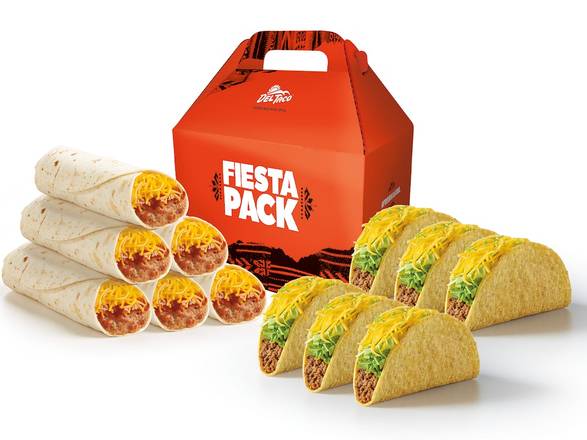 Order Snack Taco Fiesta Pack food online from Del Taco store, Moreno Valley on bringmethat.com