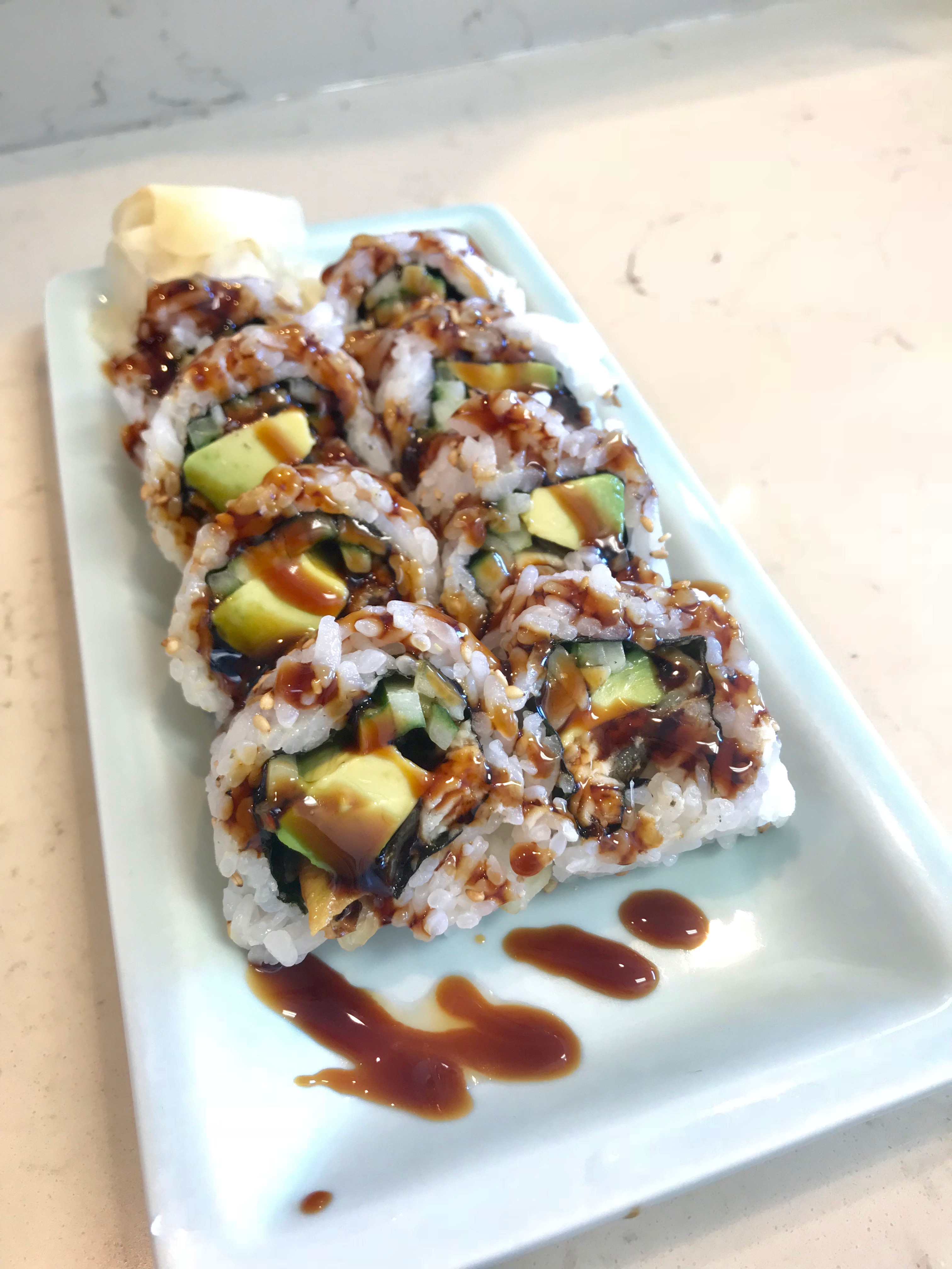 Order Eel Avocado Roll food online from Sushi Land store, Hacienda Heights on bringmethat.com