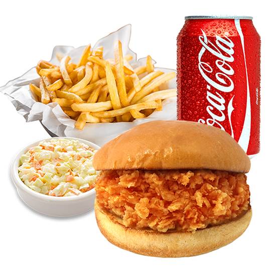 Order Spicy Original Sandwich Combo food online from bb.q Chicken North Quincy, MA store, Quincy on bringmethat.com