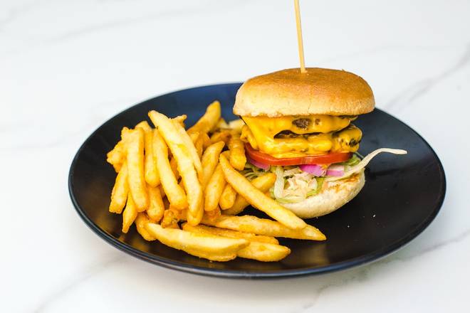 Order Classic Americana Burger food online from The Ivy store, Salt Lake City on bringmethat.com