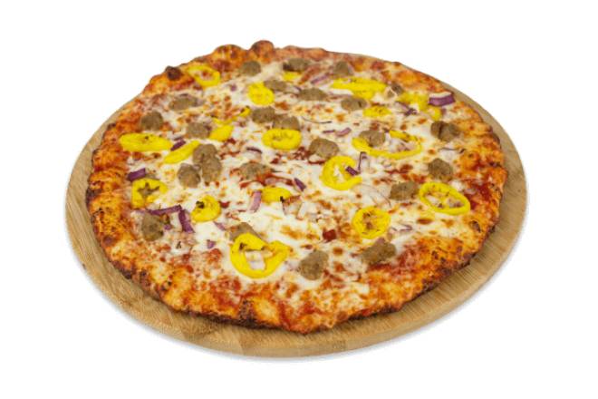 Order Sausage, Peppers, & Onions Pizza food online from Infinito Pizza store, Harrisburg on bringmethat.com