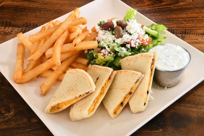 Order GRILLED CHEESE PITA food online from The Great Greek Mediterranean Grill store, Las Vegas on bringmethat.com
