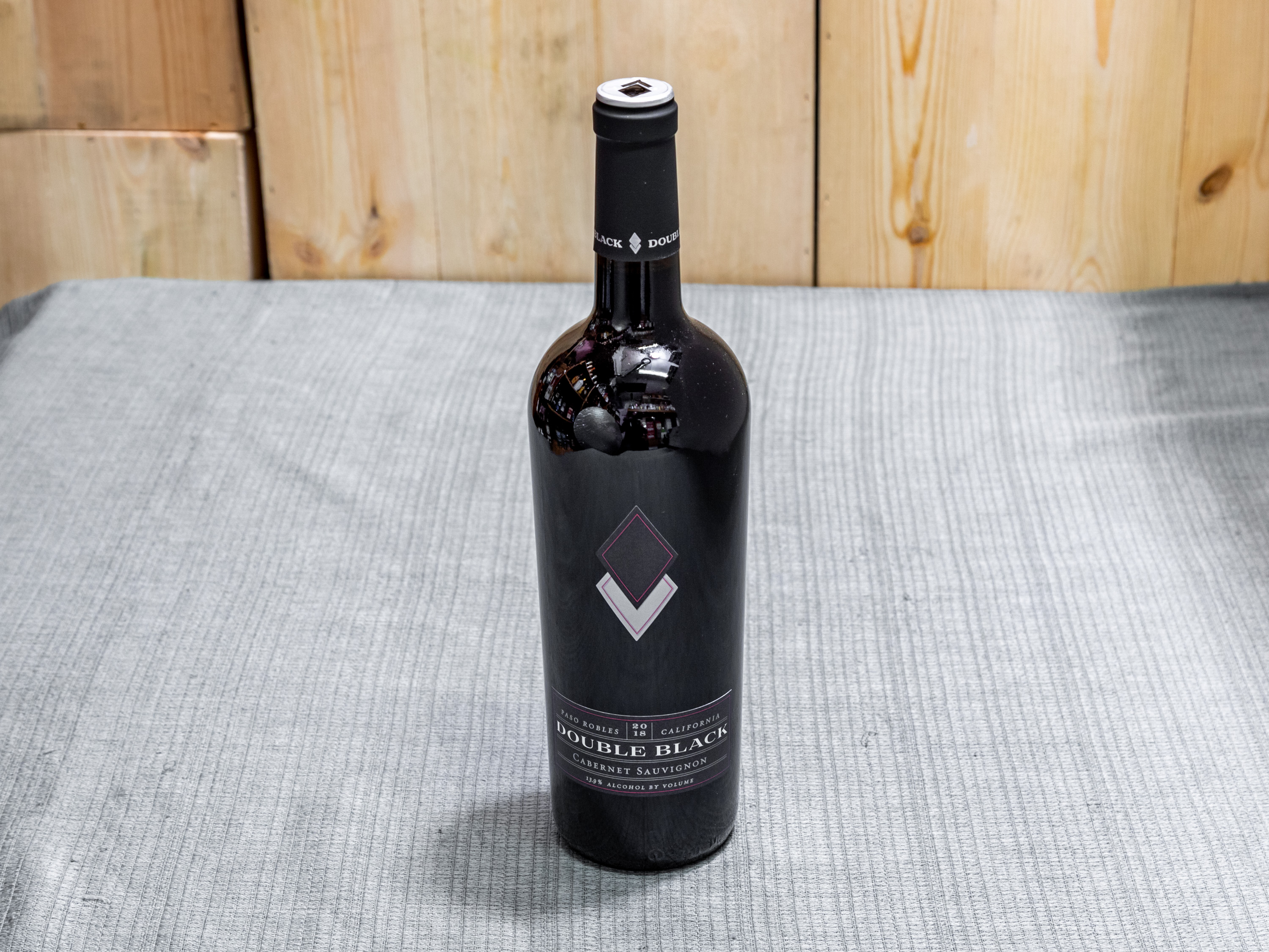 Order Double Black Cabernet Sauvignon 750 ml.  food online from West Islip Wines & Liquors store, West Islip on bringmethat.com