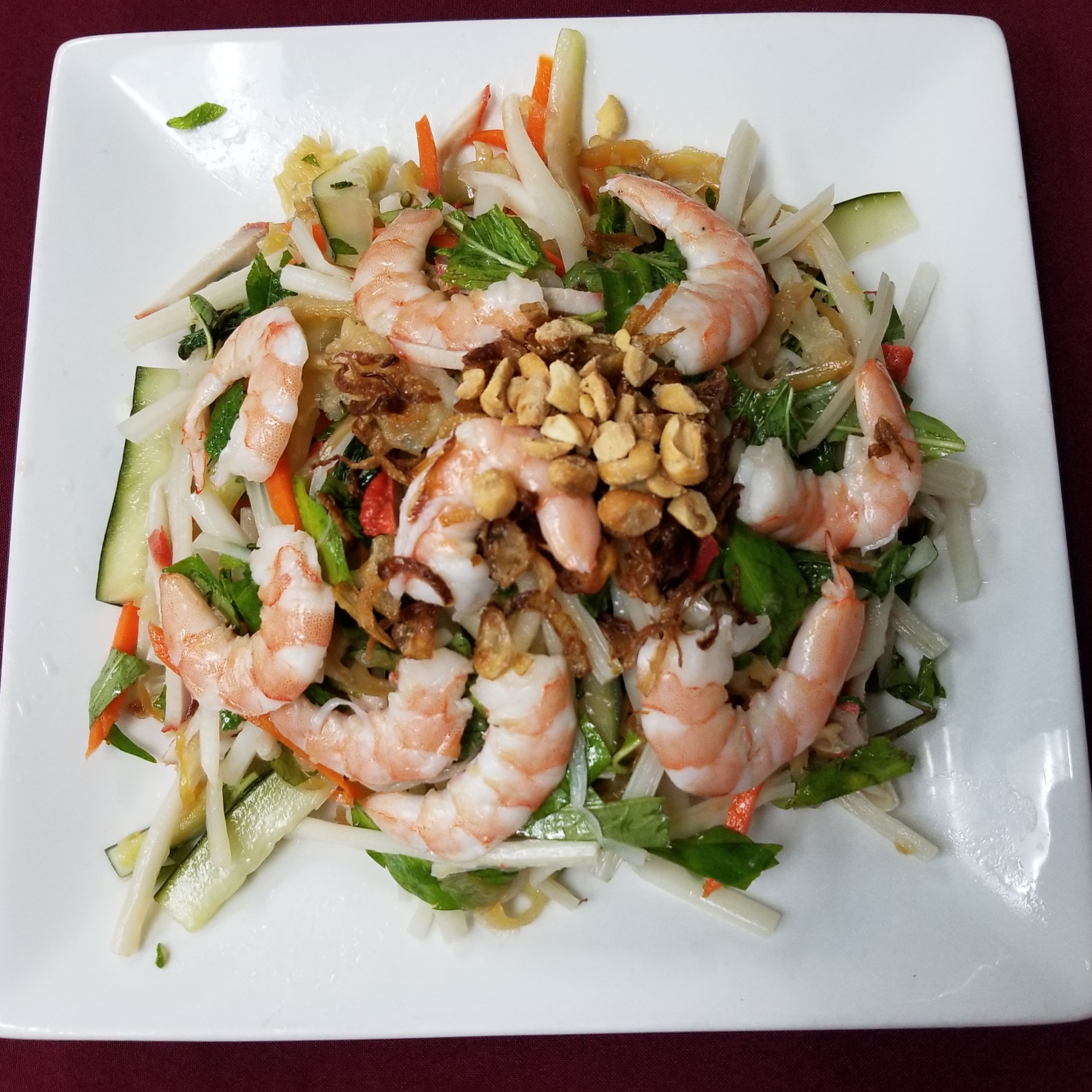 Order 113. Lotus Salad food online from Thien Hoang Restaurant store, Portland on bringmethat.com